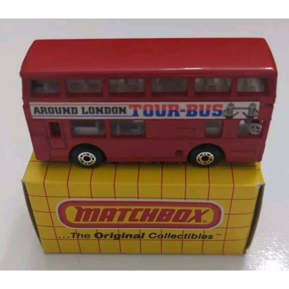 vintage 1989 Matchbox MB28 LONDON BUS London Tour Bus diecast * NEW in box